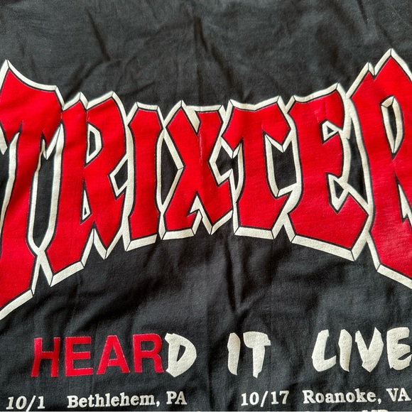 Vintage 1992 Trixter Band T-Shirt Size XL Tour Giant Tag Metal Rock - Picture 6 of 9